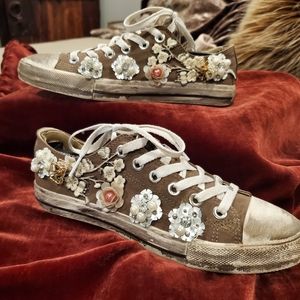 Naughty Monkey Hand Designed Sneakers.